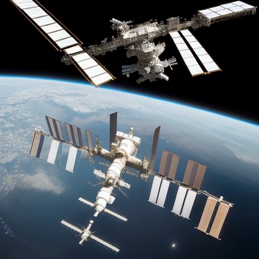 Illustration of the Space Station luxury hotel