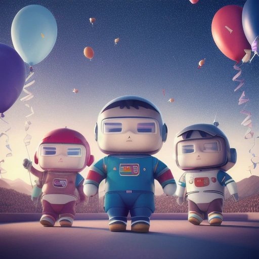 Group celebrating RocketBoy