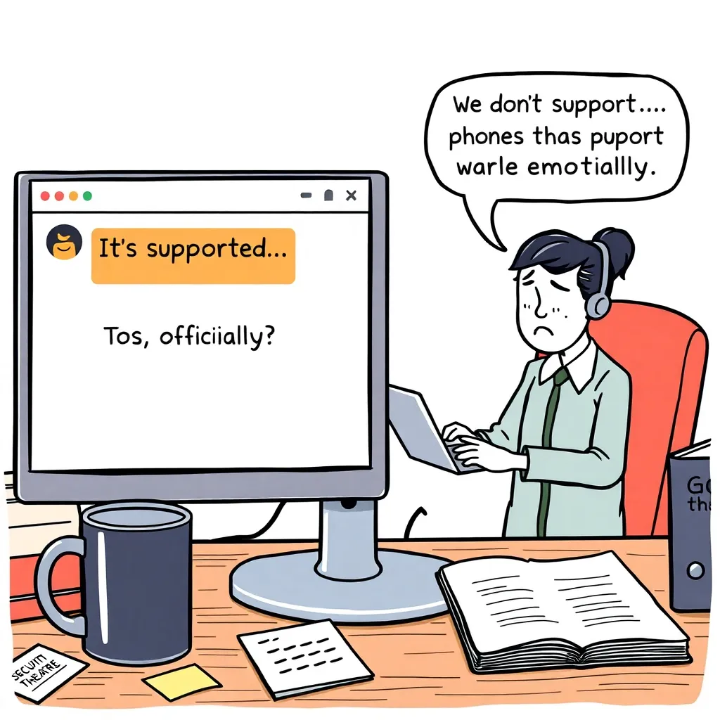 “Unofficial OS” excuse evaporates