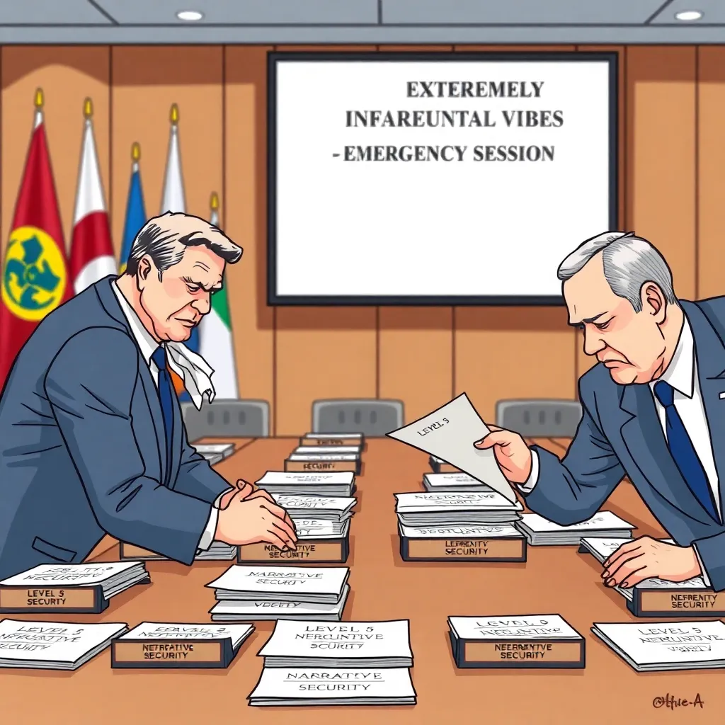 “Level 5 Narrative Security” emergency meeting in Geneva