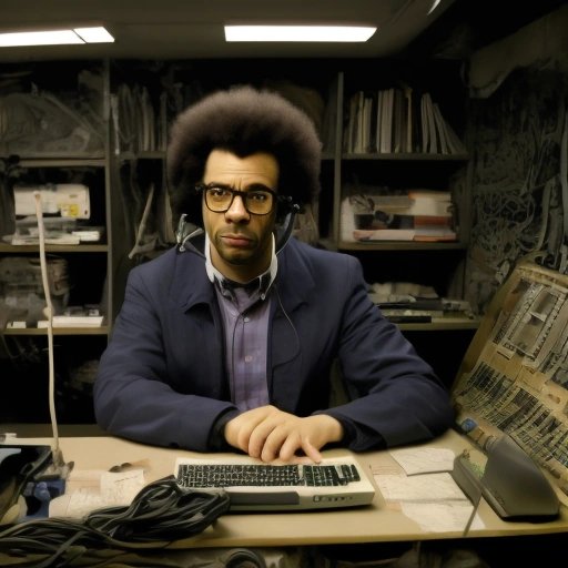Moss back at work in the IT Crowd basement