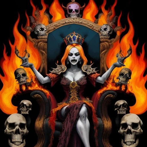 Cartoonishly evil monarch
