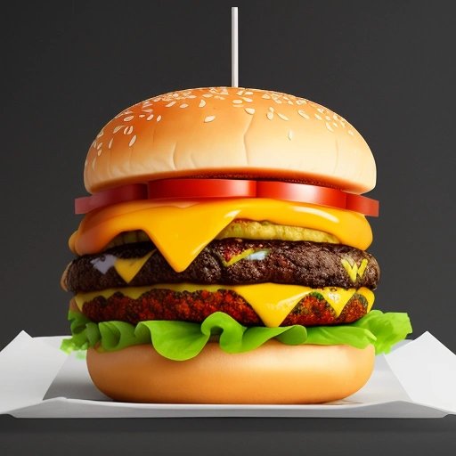Delicious cheeseburger