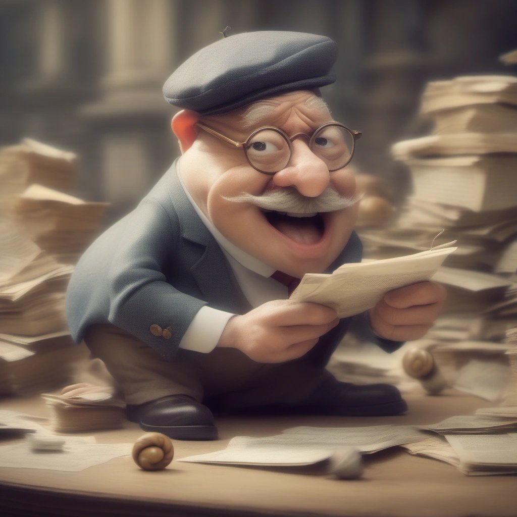 Postmaster trying to catch snails