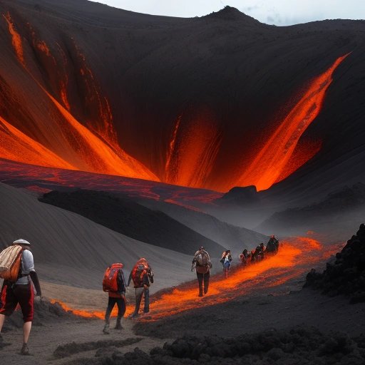Contestants in the Death Valley Small Nucleus Lava Mountain