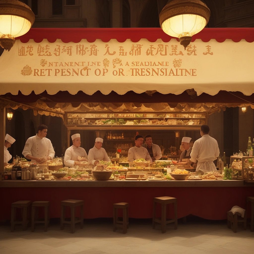 Food stall at the Renaissance Unfair