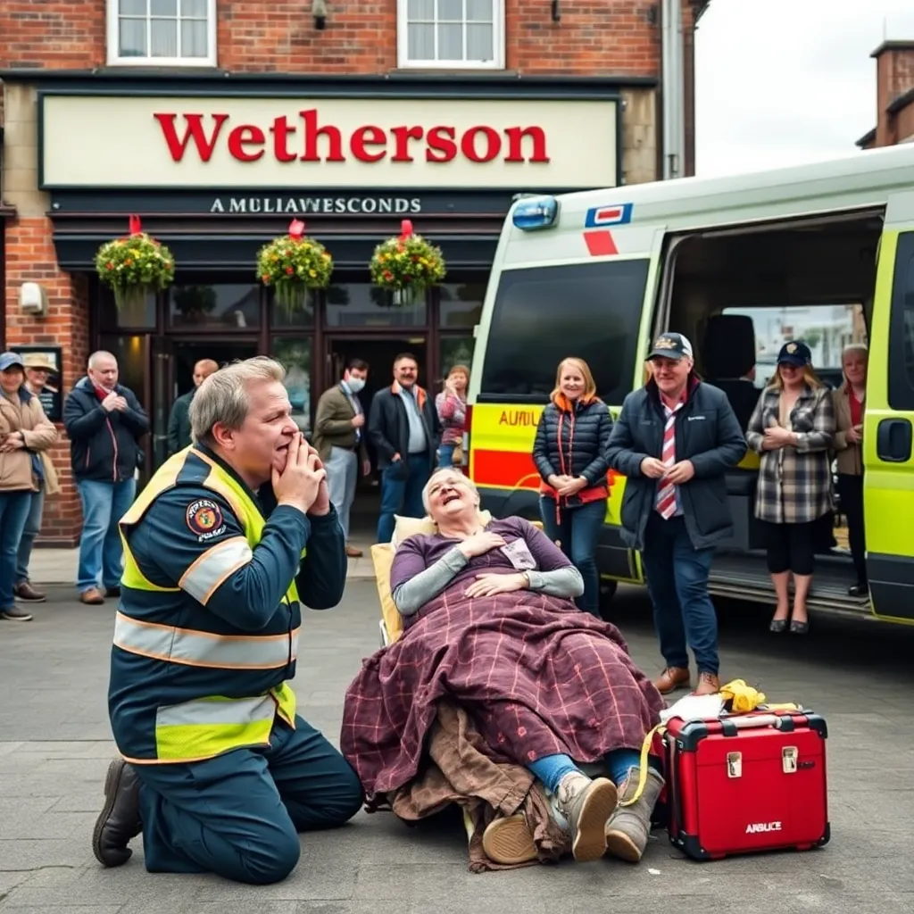 Paramedics overwhelmed by “Acute Ha-Ha Syndrome”