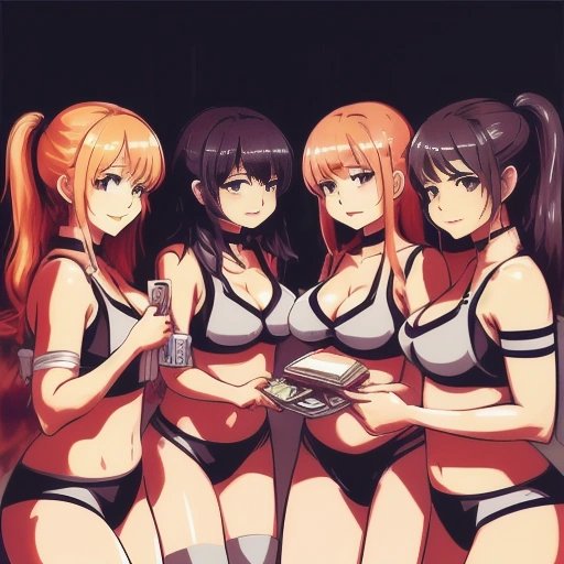 People sharing anime girl army on social media