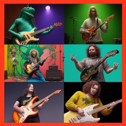 Musicians with unconventional instruments