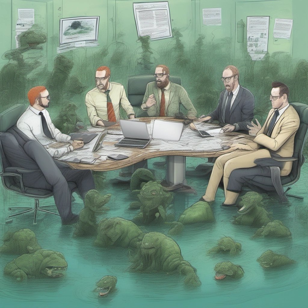 Swamped Boardroom