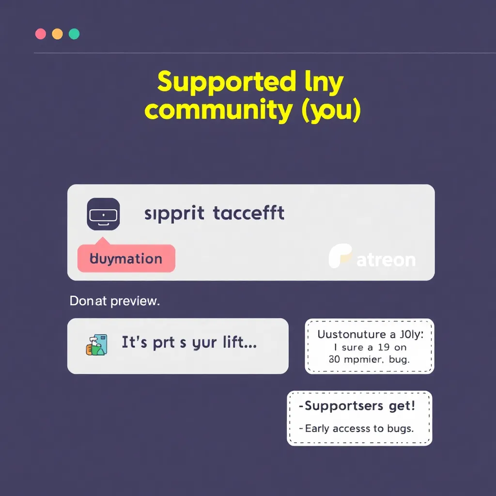 Community support powered by guilt