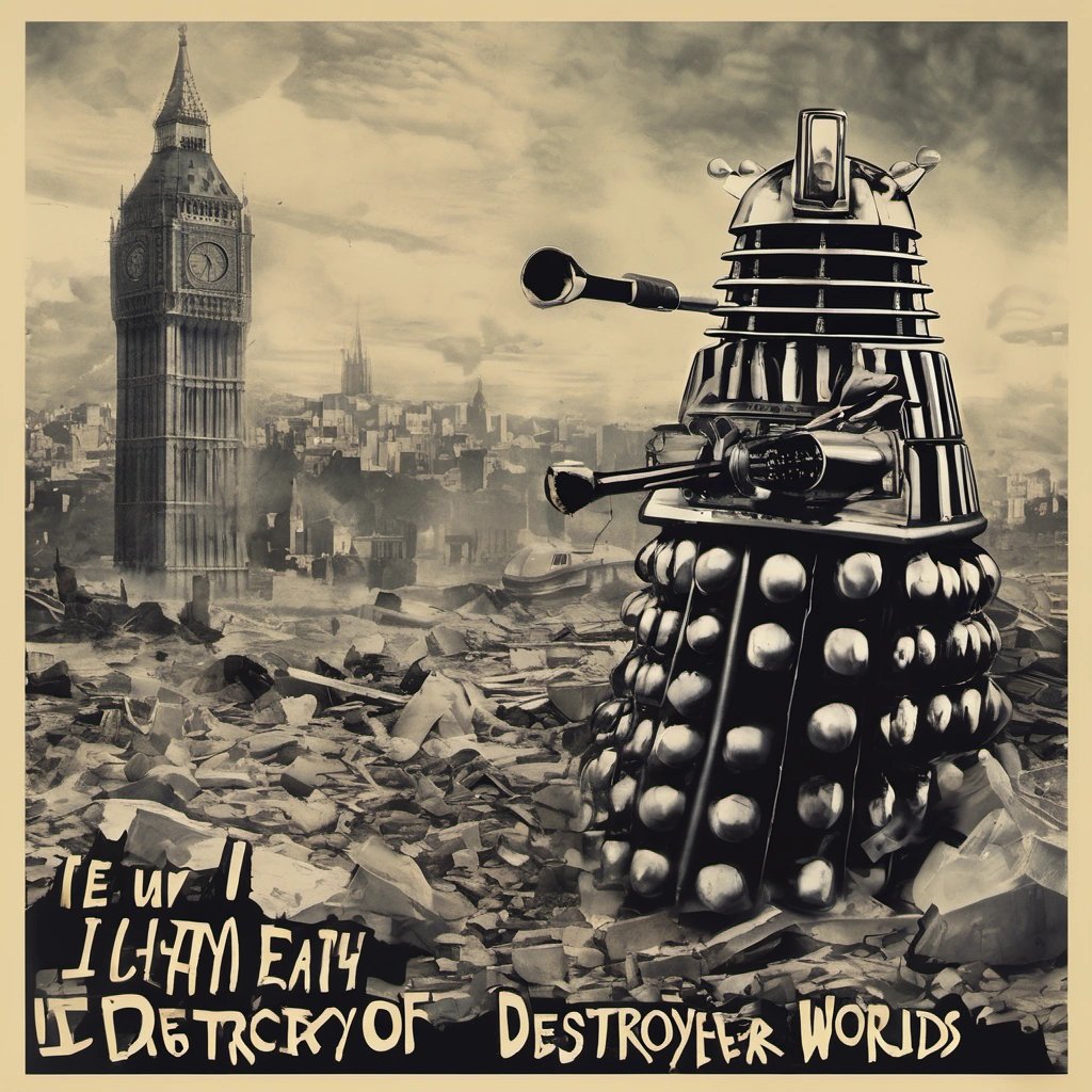 Dalek Oppenheimer destroying a city