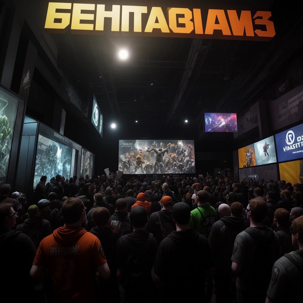 Fans discussing Half-Life 3 at a convention