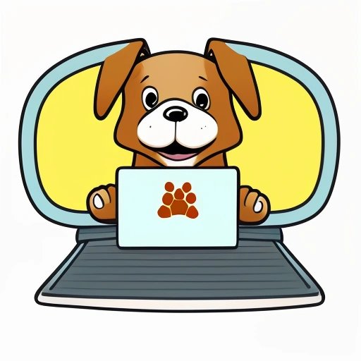 MX Linux cartoon dog
