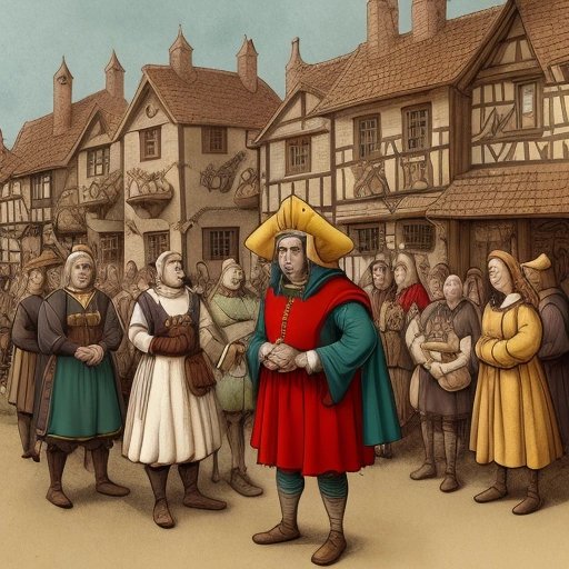Bumba in the medieval town