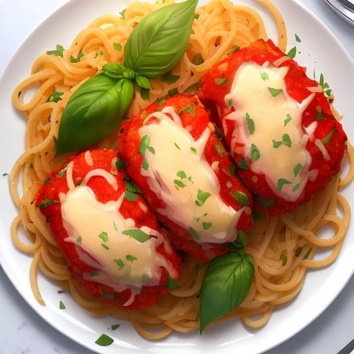 Chicken Parmesan dish beautifully plated