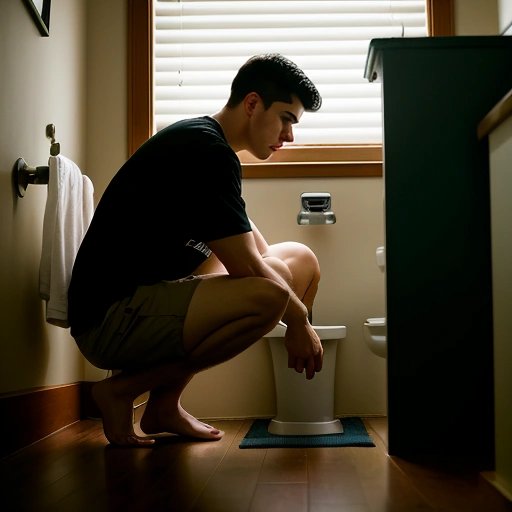 Ethan's standoff with the Toilet beast