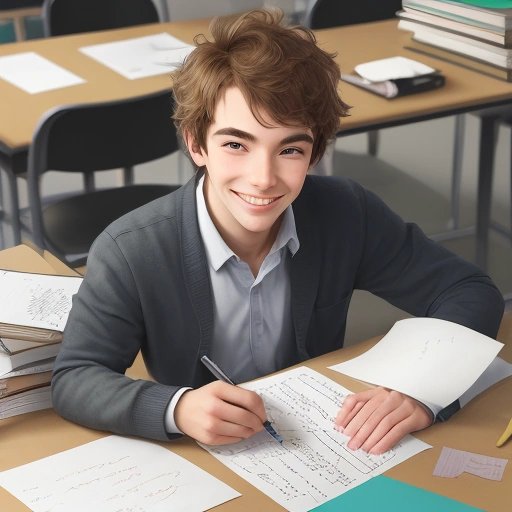 Mischievous student tricking the AI grading system