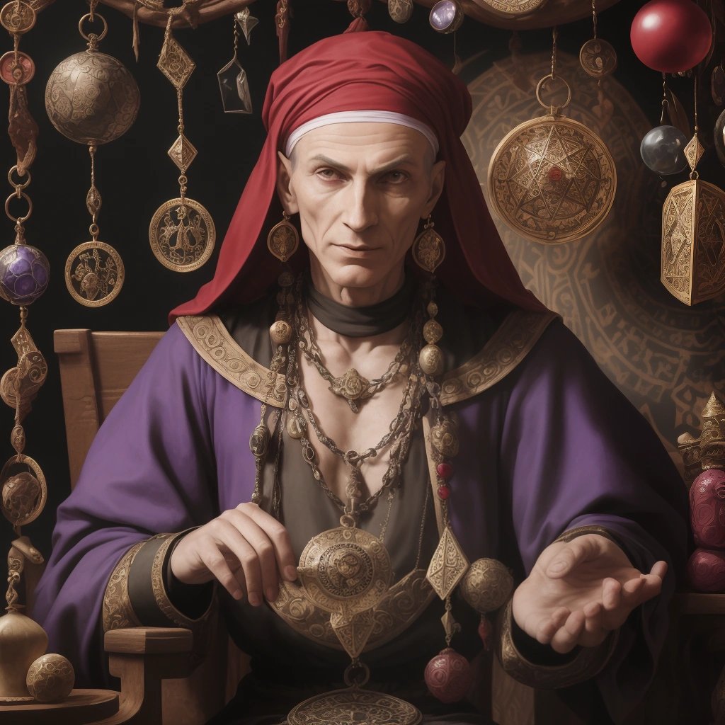 Fortune teller at the Renaissance Unfair