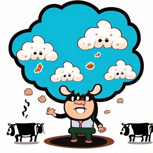 Methane from cows