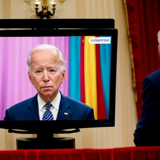 Biden watching Sailor Moon