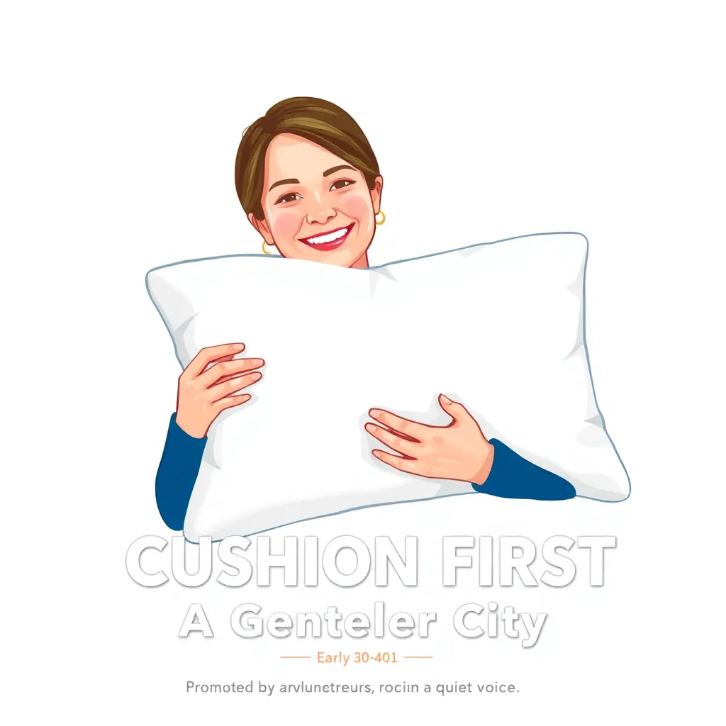 Cushion First candidate campaign poster