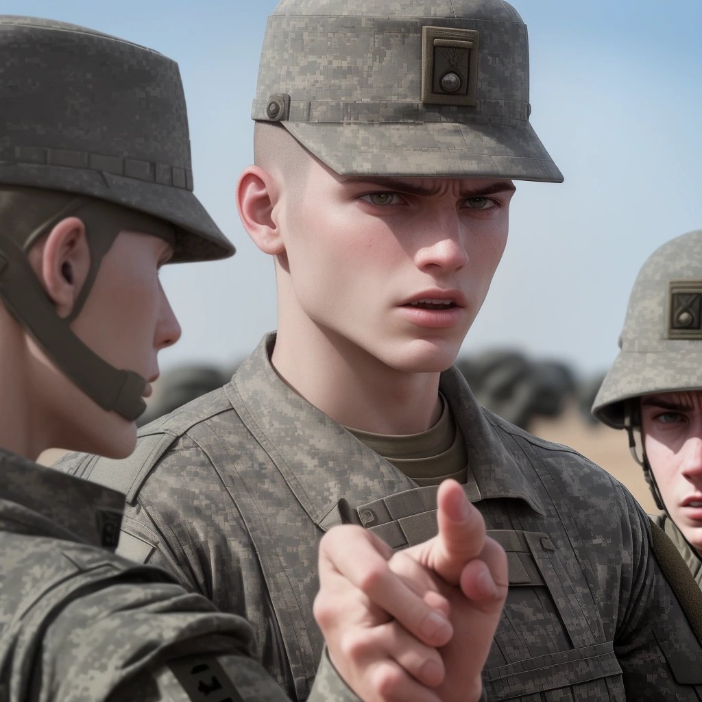 ENTJ soldier leading their platoon