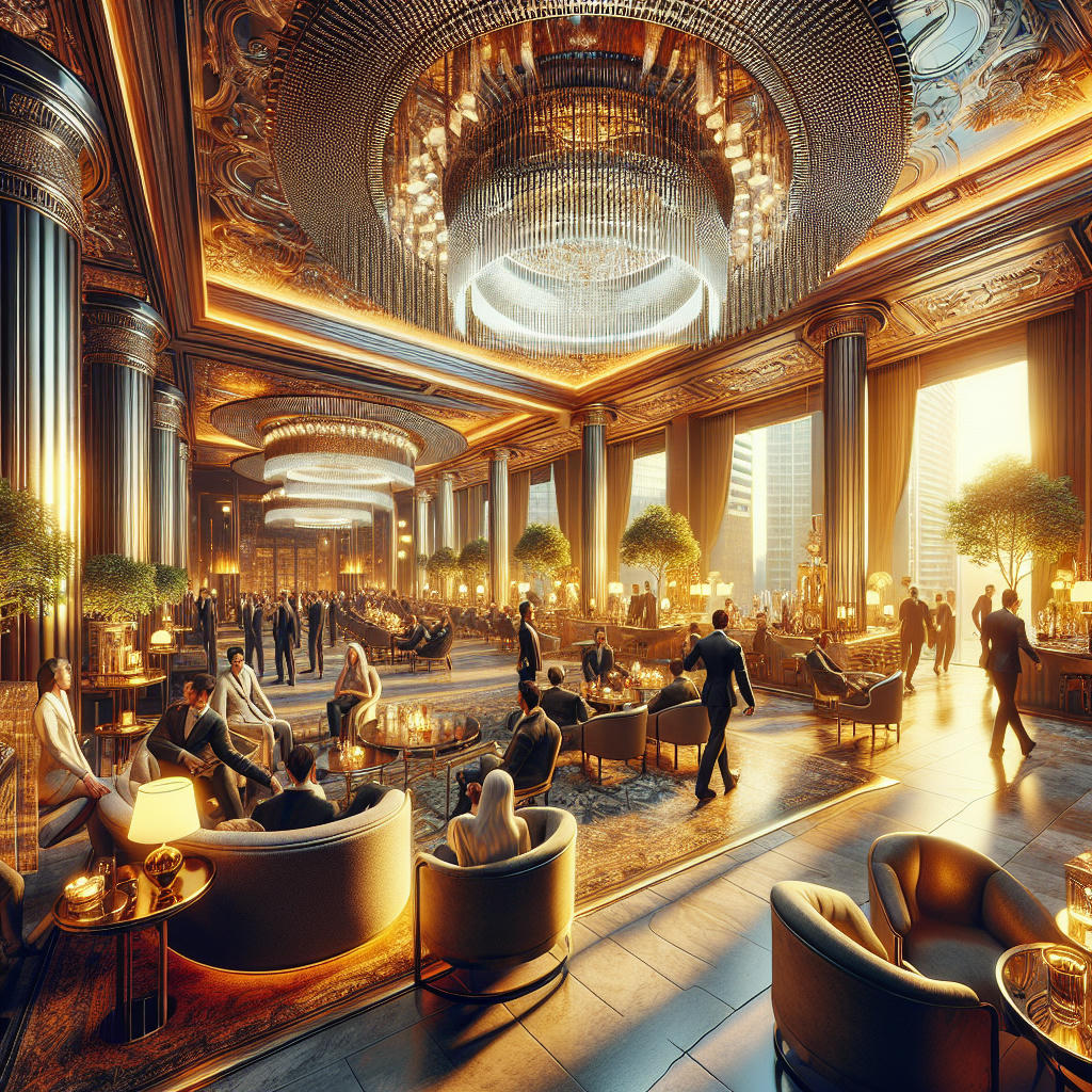 Luxurious lounge with empowered and elegant individuals, celebrating freedom and indulgence, vibrant atmosphere, high quality, extremely detailed cg unity 8k wallpaper, award winning photography, hdr, intricate, high detail, art by midjourney