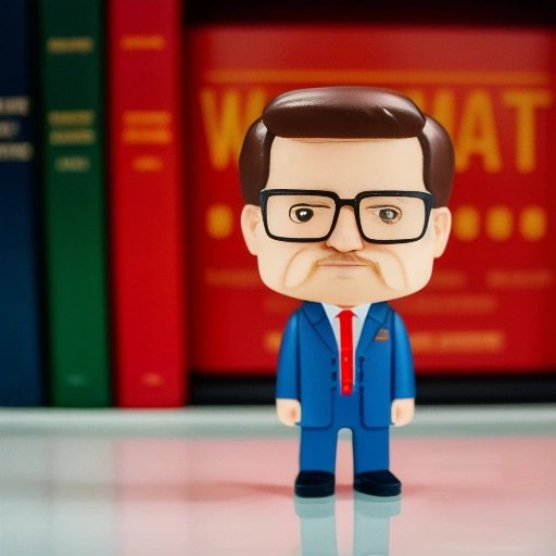 Dwight Schrute bobblehead with quote