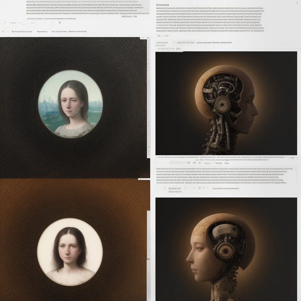Art critics analyzing the AI-generated image