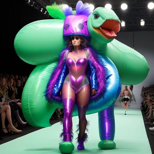 Unconventional fashion trends due to AIGC