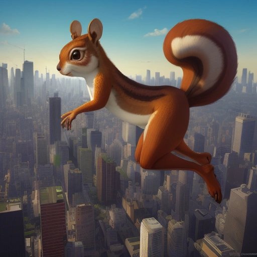 Artist's rendering of a squirroo
