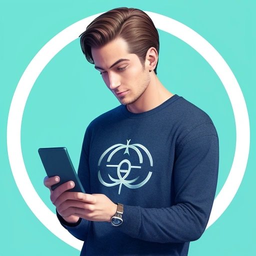 Person scrolling Omega on phone