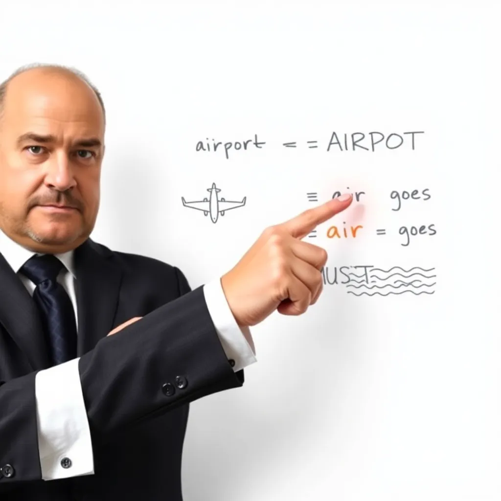 Trade aide explains the difference between airport and airpot