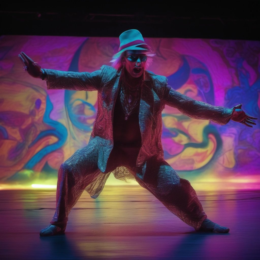Swamp performing dance