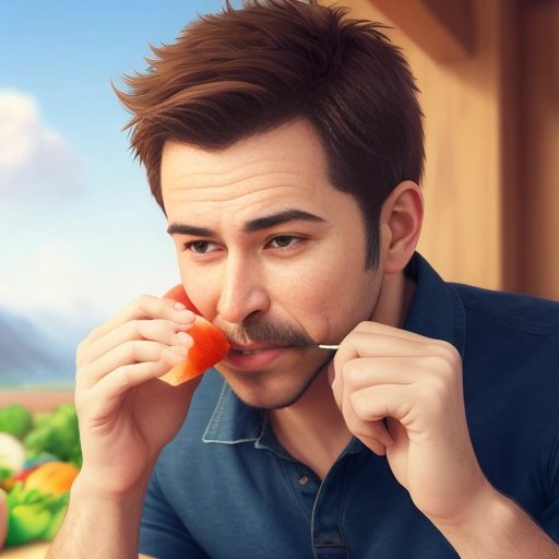 Man doing a natural bug cleanse