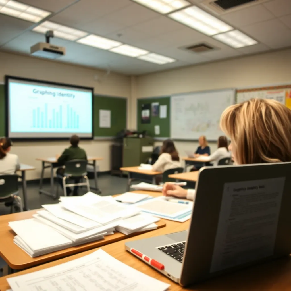 Teacher email panic / classroom moment