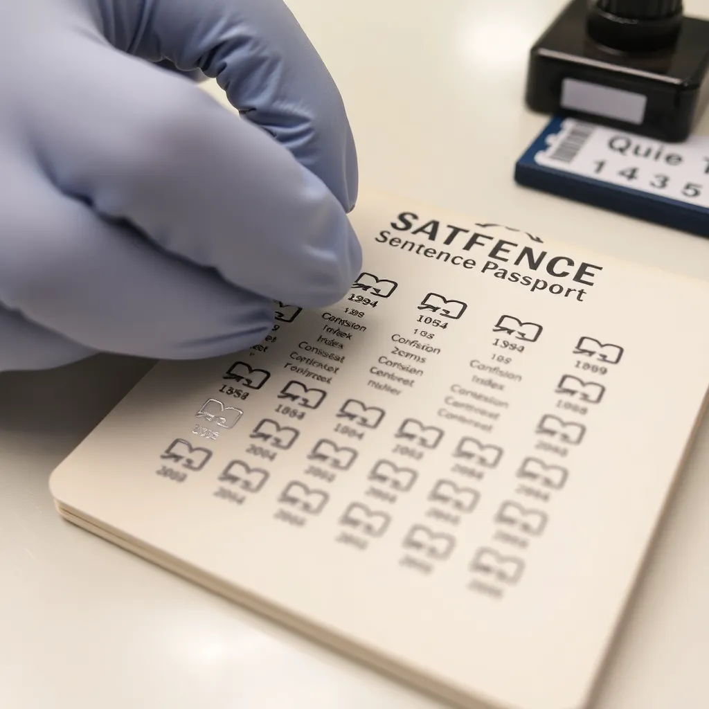 “Sentence passports” stamped after every sentence to track your confusion index