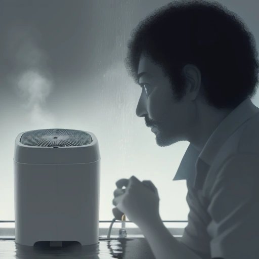 Dehumidifier contemplating punchlines
