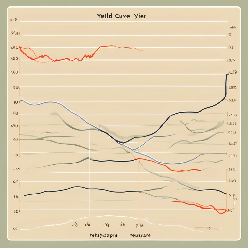Comparison of a normal yield curve and the yield curve resembling Japan