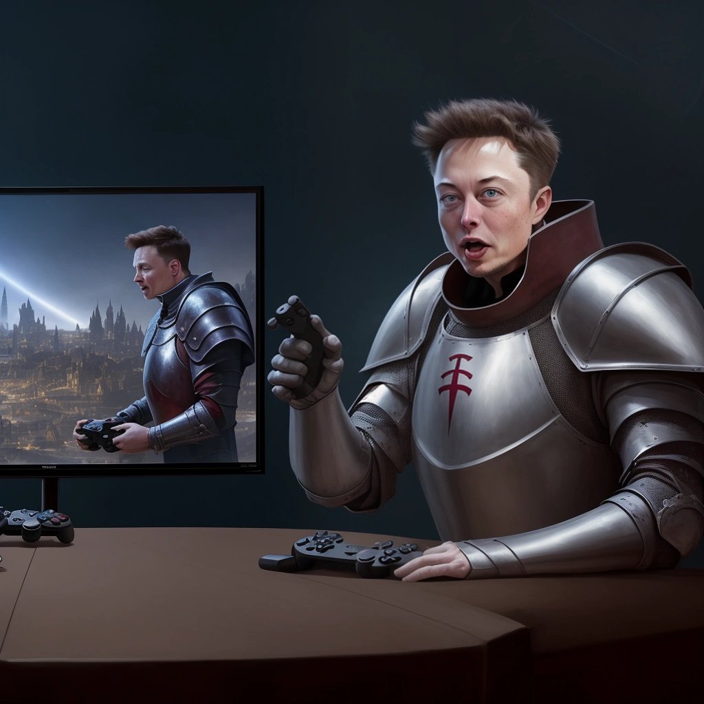 Elon and Medieval Knight Gaming