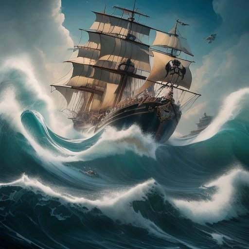 Nimble pirates steering the ship