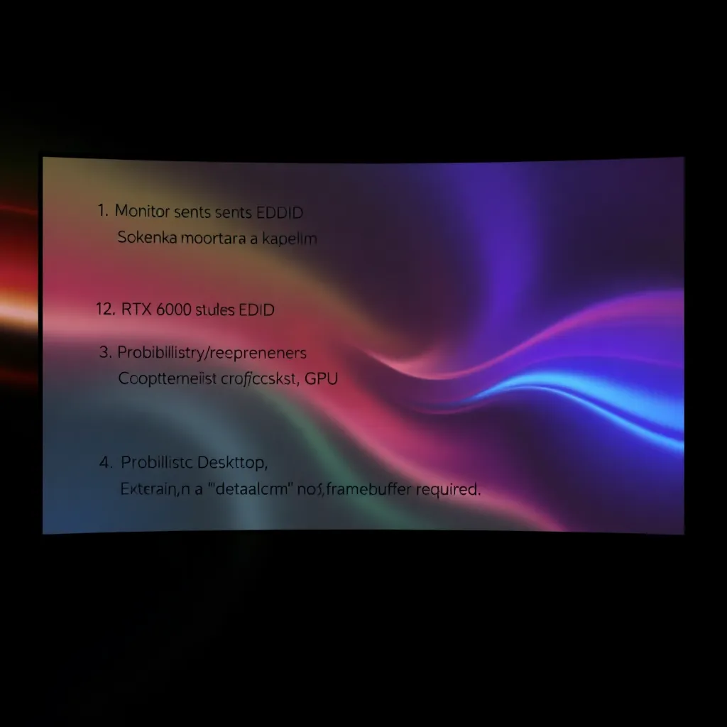Generative Display Pipeline (GDP): EDID → «користувач хоче бачити щось приємне»