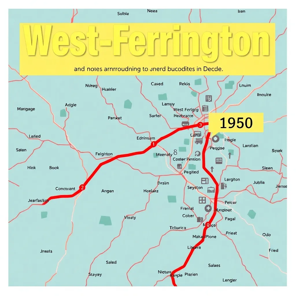 From town routes to a regional network (1950–1960)