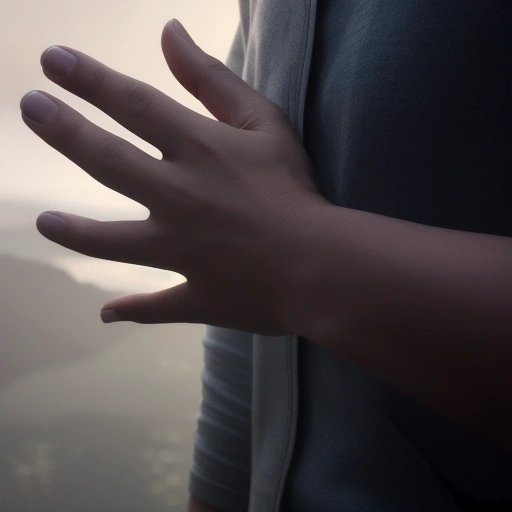 Hand with fingers partially obscured