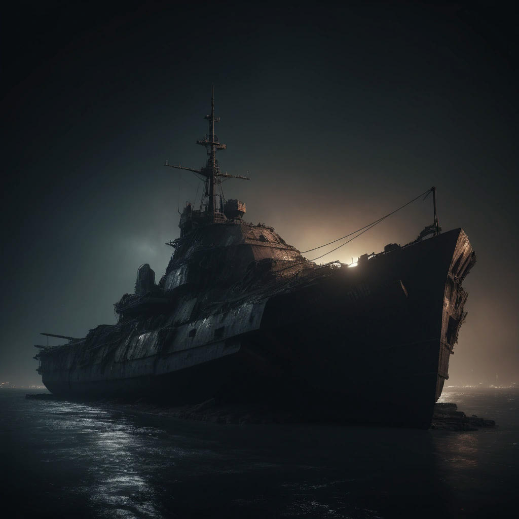 A broken ship, a symbol of hope