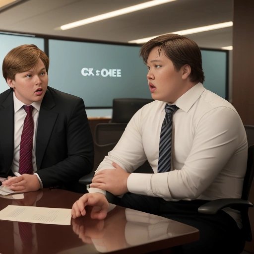 Ned Leeds in a heated discussion in 'C.E.O Of Sex 3 - Foreign Markets'