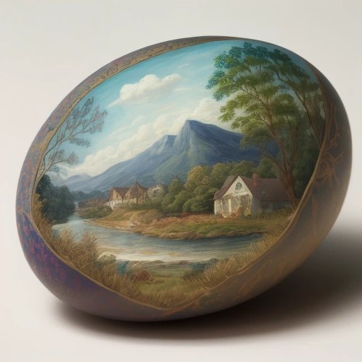 Edith's painted egg