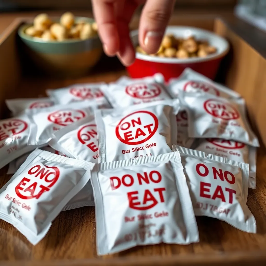 Silica gel packets: nobody eats them but everyone considers it once