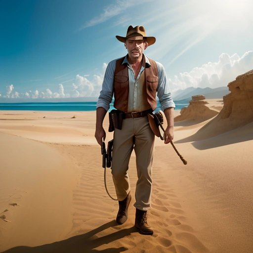 Holographic Harrison Ford as Indiana Jones